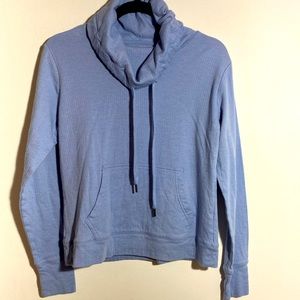 Baby Blue Drawstring Sweatshirt